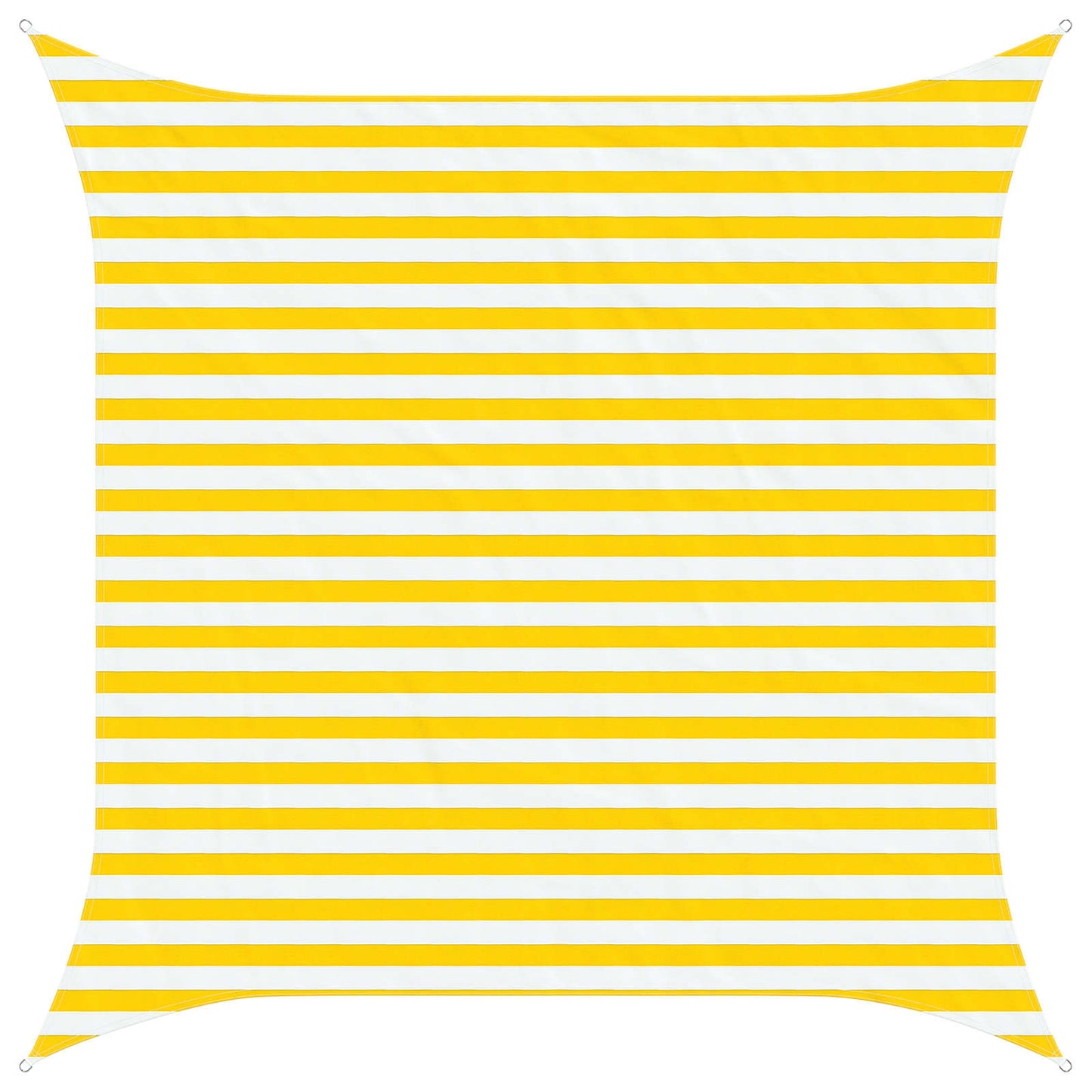 Voile D'ombrage Rectangulaire - Pehd Jaune