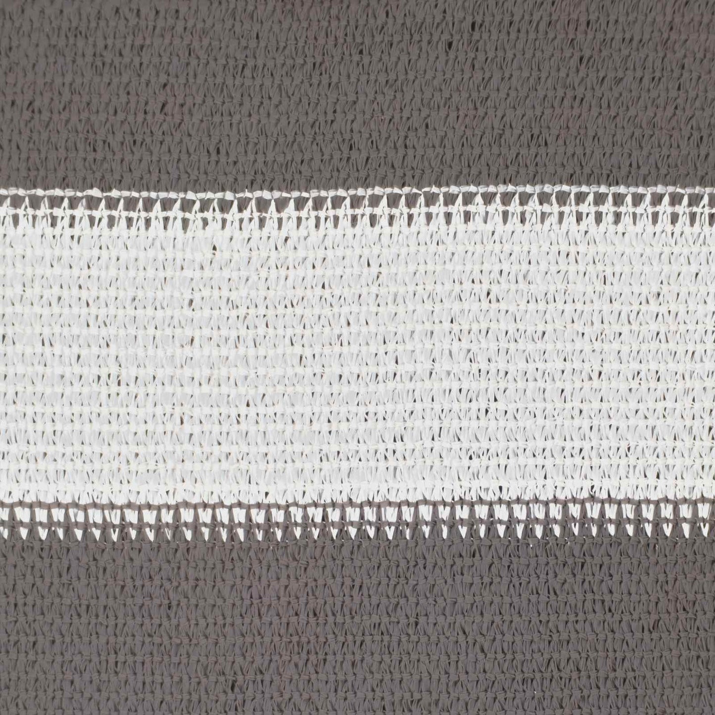 Toile d'ombrage rectangulaire noir et blanc