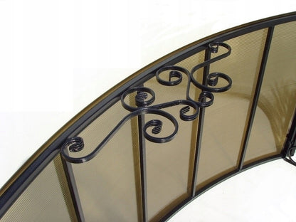 marquise fer forgé moderne 170x80 cm