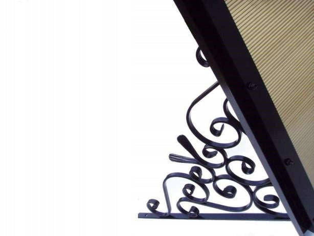 marquise fer forgé moderne 170x80 cm