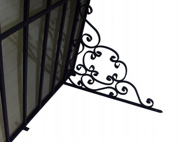auvent en fer forgé 170x80 cm