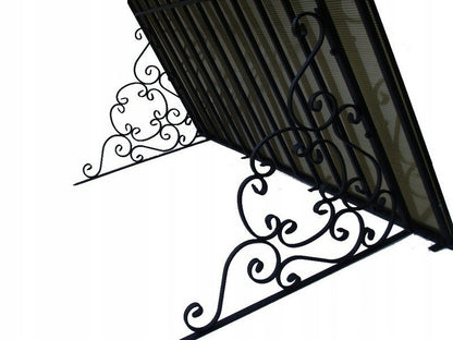 auvent en fer forgé 170x80 cm