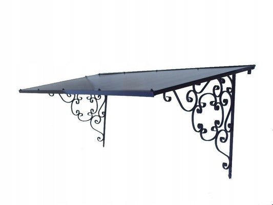 auvent en fer forgé 170x80 cm