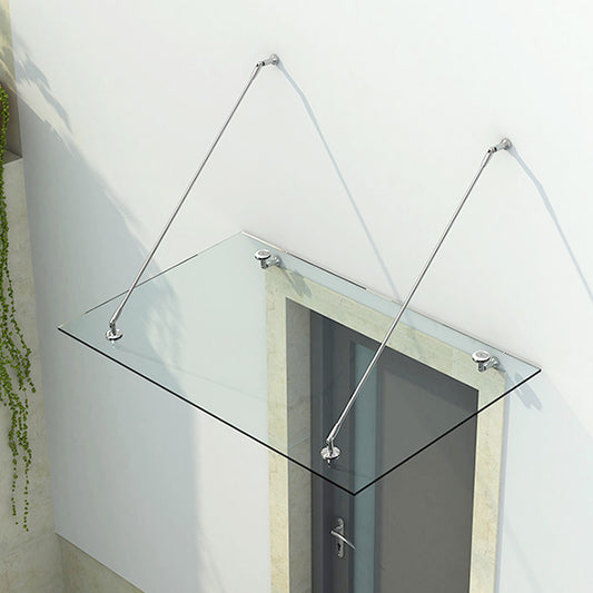 marquise aluminium et verre HOME - 150 x 90 cm