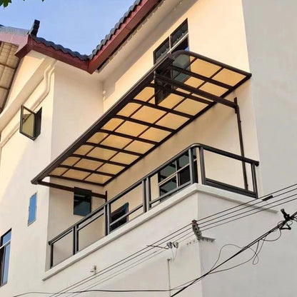 marquise bois porte de garage 200x100cm