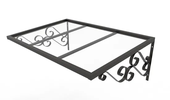 auvent marquise fer 100x80cm