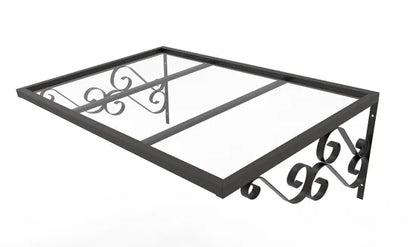 auvent marquise fer 100x80cm