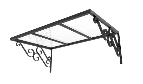 auvent marquise fer 100x80cm