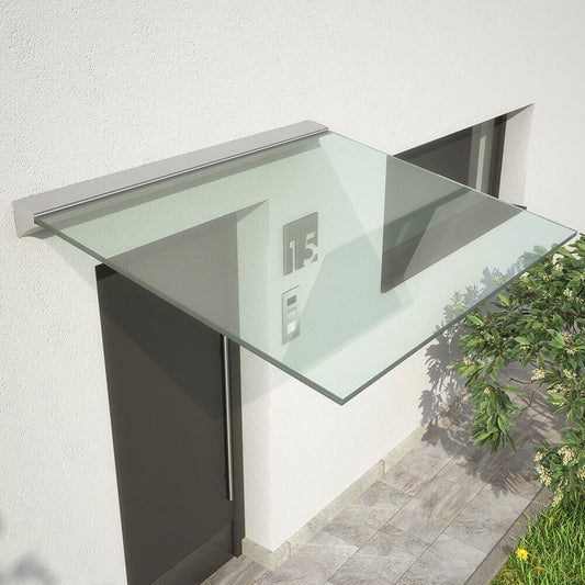 auvent de porte avec led 150x100cm