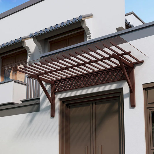 auvent porte de garage 200x70cm