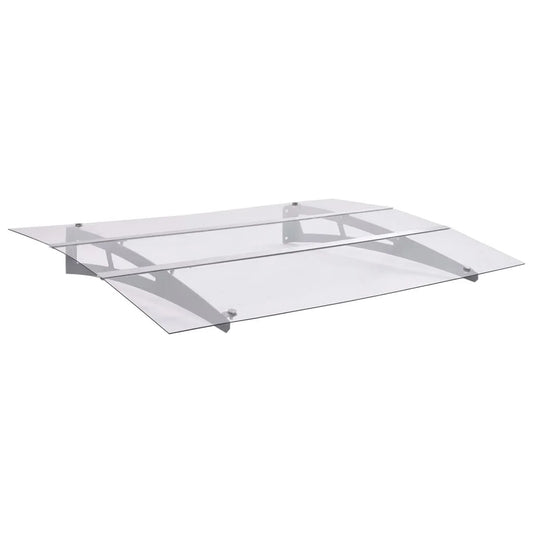auvent de porte avec paroi 150x90cm