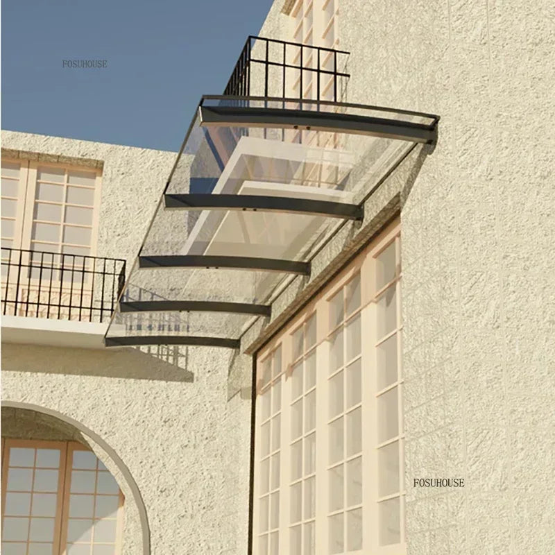 marquise porte de garage 200x120cm