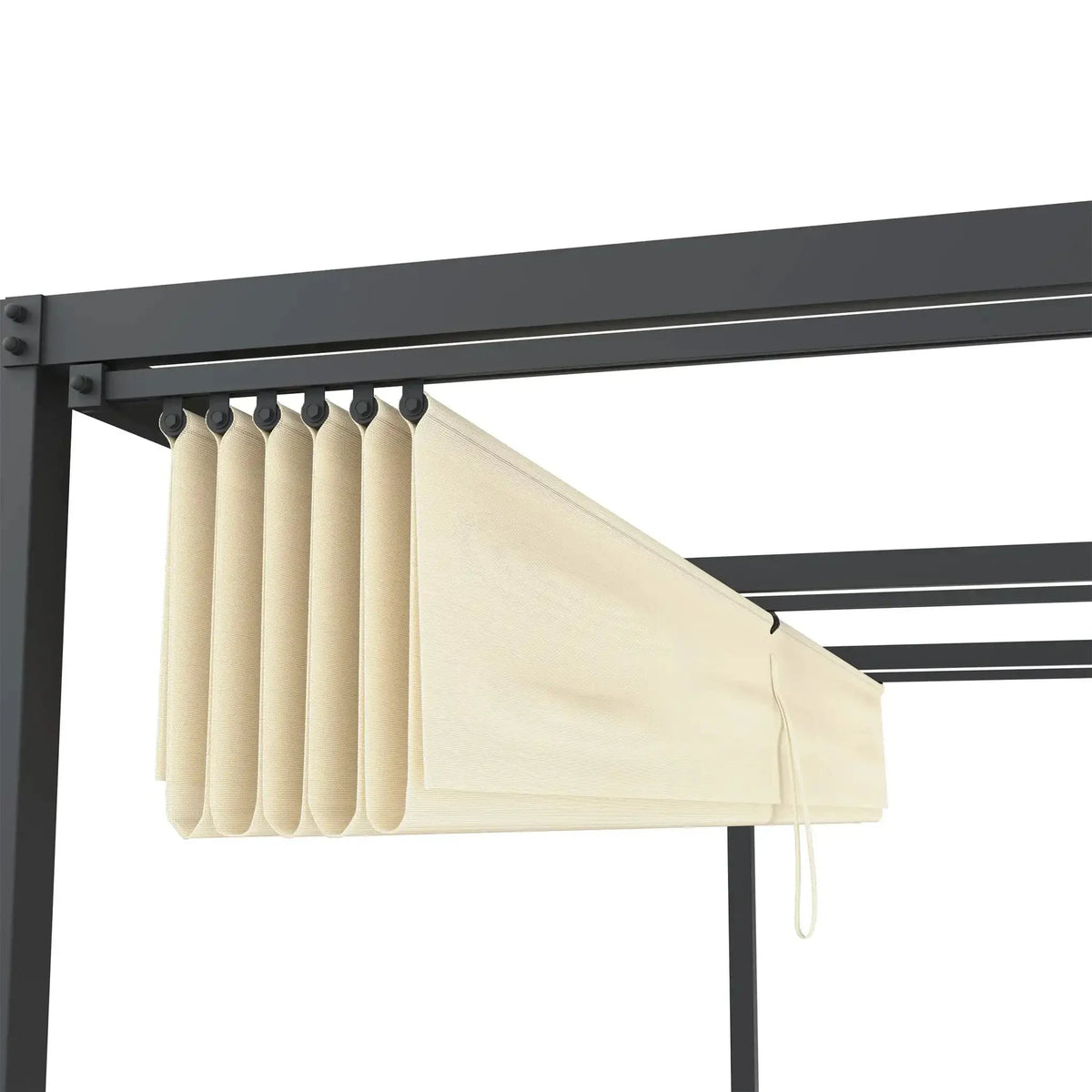 Pergola autoportante Beige en Acier 300x225cm 9.0 m²