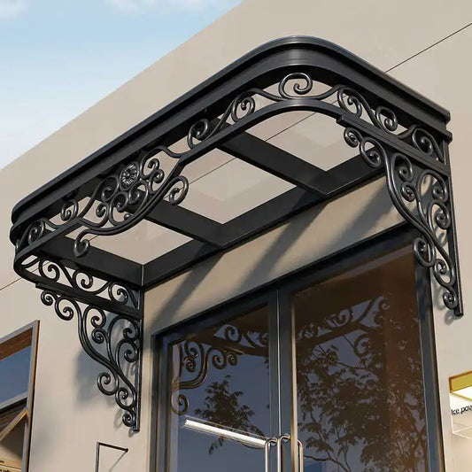 marquise de porte fer forgé 250x100cm