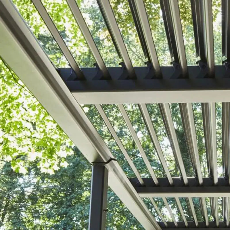 Pergola bioclimatique aluminium 4x3 m pergola jardin terrasse lames orientables