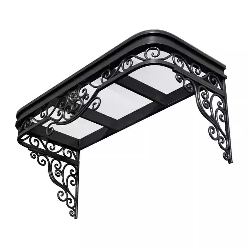 marquise de porte fer forgé 250x100cm