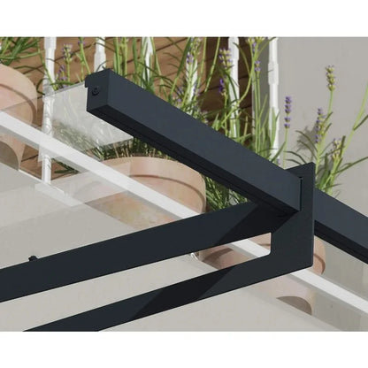 marquise aluminium moderne 150x90cm