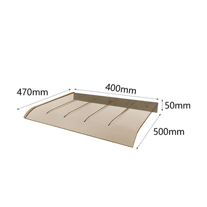 marquise dessus de porte 50x40cm