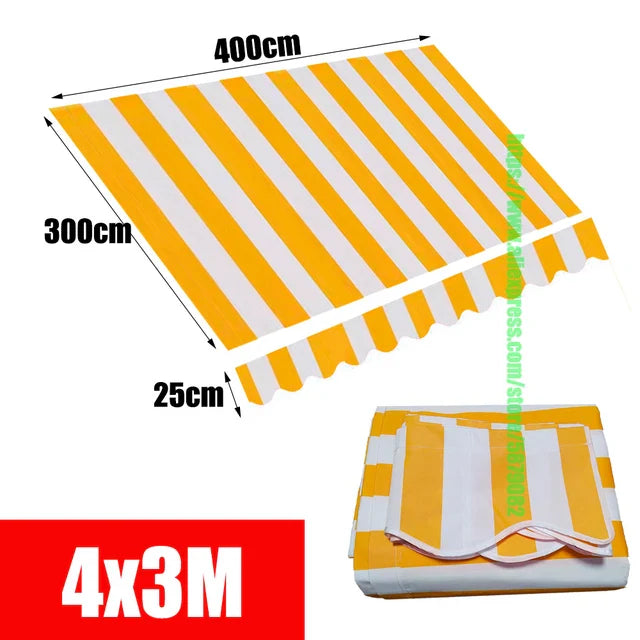 auvent balcon sans perçage 200 à 400cm