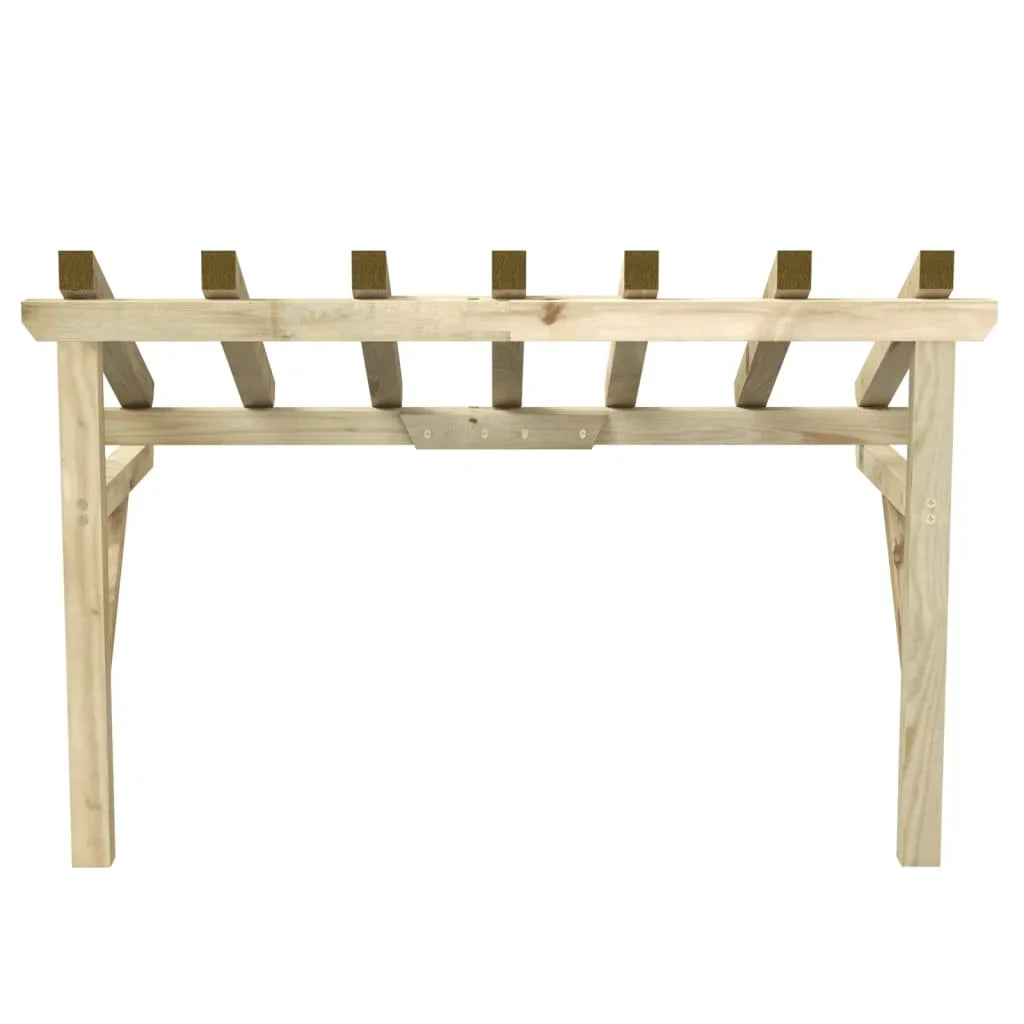 marquise auvent bois 200x100cm