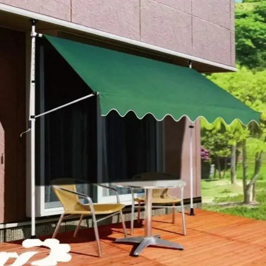 auvent terrasse 200x120cm vert imperméble