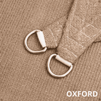 Voile d'ombrage triangulaire marron taupe