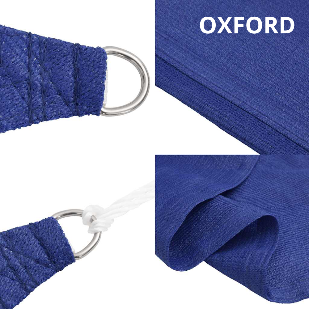 Voile d'ombrage rectangulaire bleu