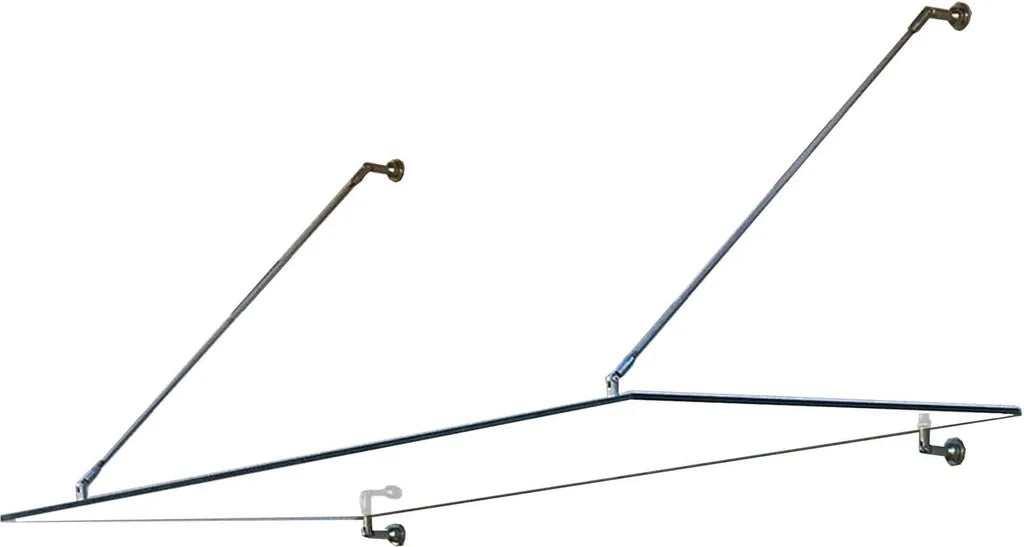 marquise aluminium et verre HOME - 150 x 90 cm