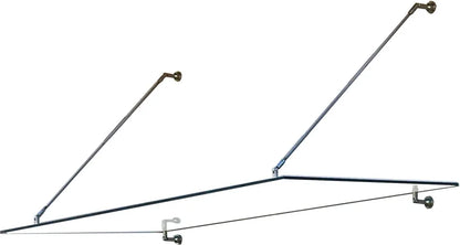 marquise aluminium et verre HOME - 150 x 90 cm