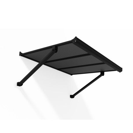 marquise aluminium moderne 111x90 cm