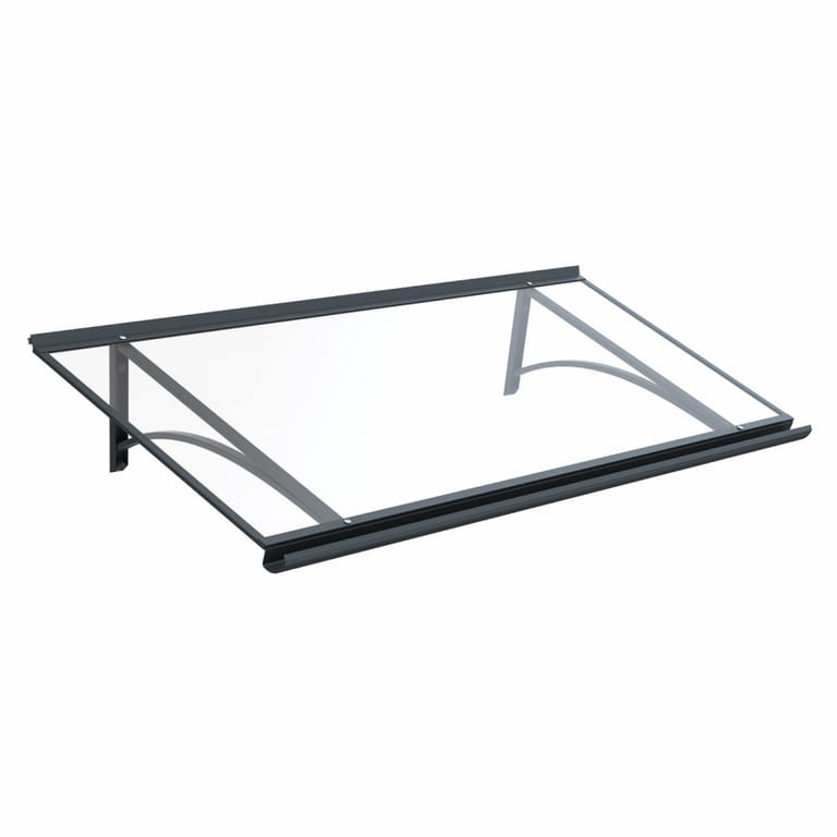 marquise pour porte 197x54cm