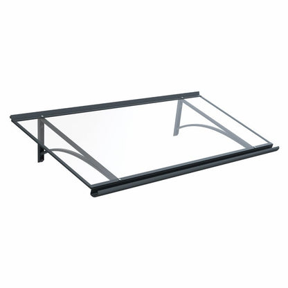 marquise pour porte 197x54cm