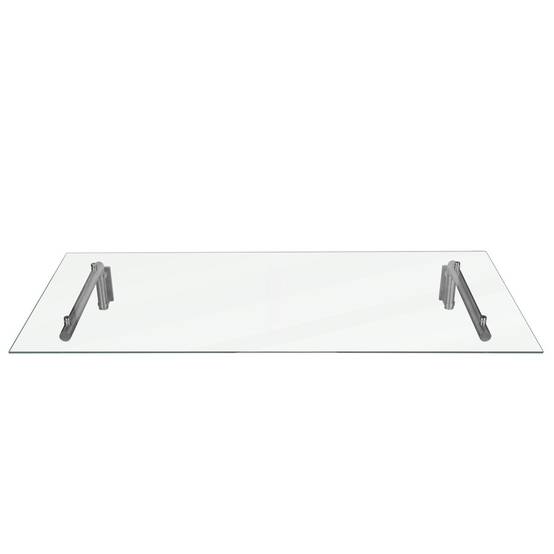 marquise en verre moderne 144cm x 80cm