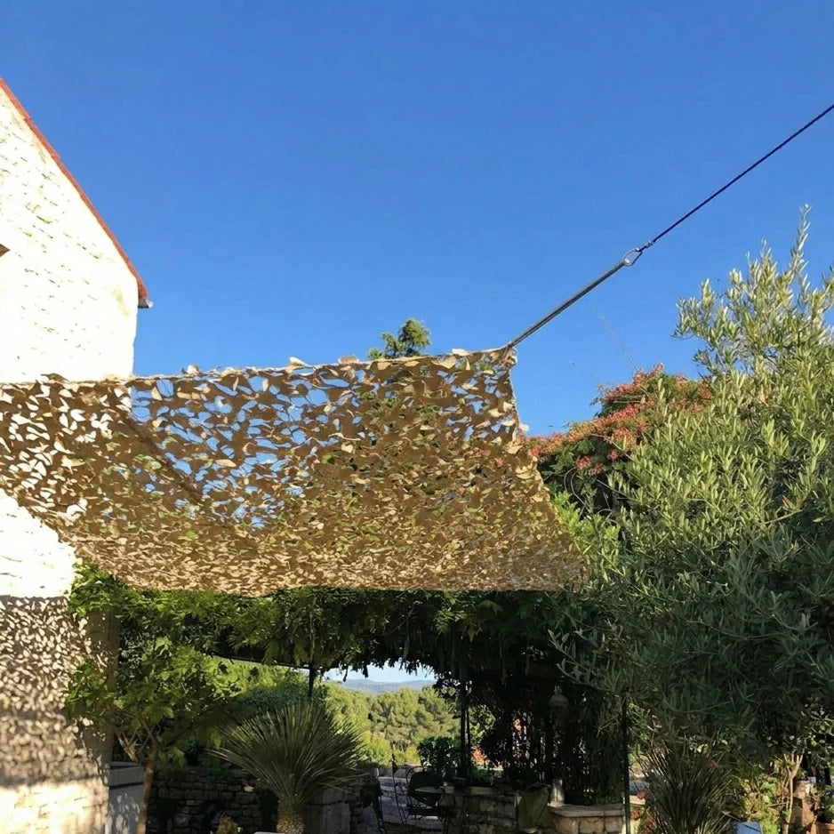corde à cliquet voile d'ombrage
