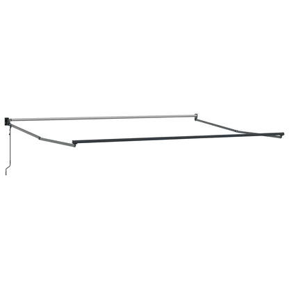 store banne 5x3 manuel Rétractable Vert et blanc