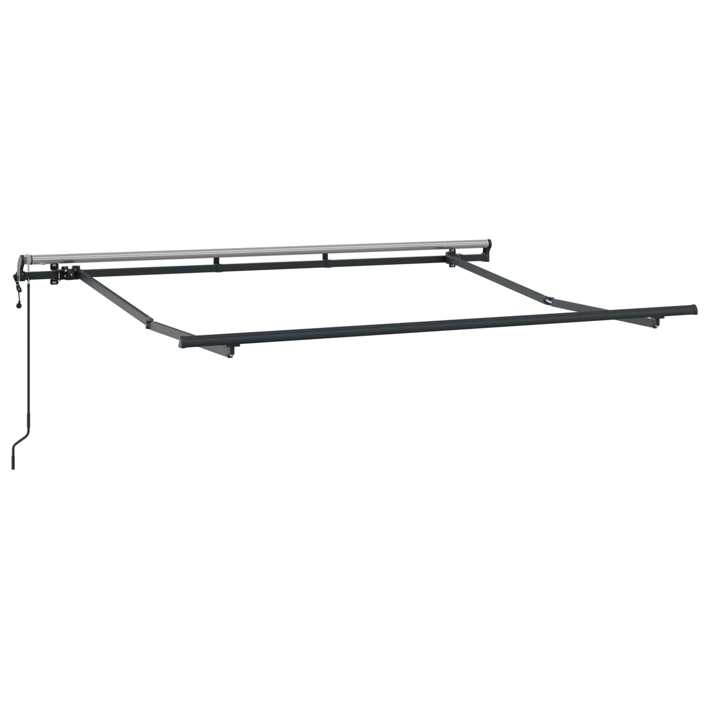 store banne 3m x 2m manuel Rétractable Bleu et Blanc