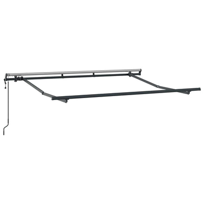 store banne 3m x 2m manuel Rétractable Bleu et Blanc