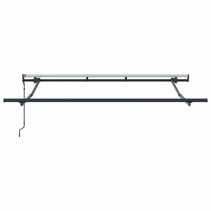 store banne 3m x 2m manuel Rétractable Bleu et Blanc