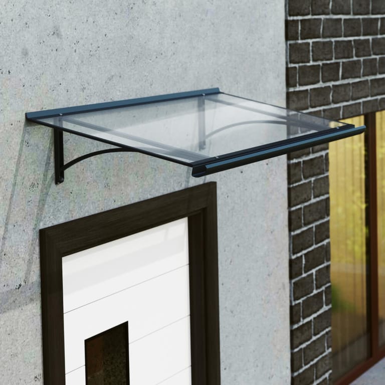 marquise pour porte 197x54cm
