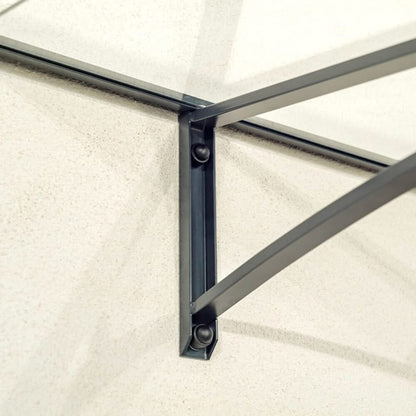 marquise pour porte 197x54cm