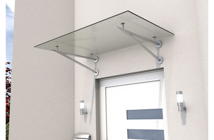 marquise aluminium verre Glaszen 190x90 cm
