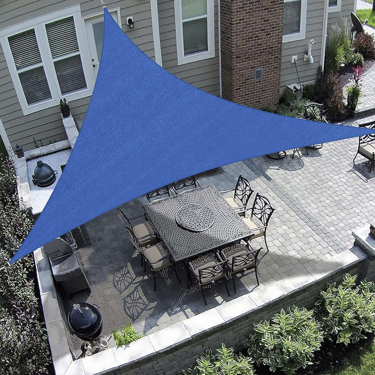 Voile d'ombrage triangulaire bleu marine