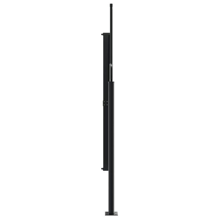Auvent latéral anthracite 180x500 cm