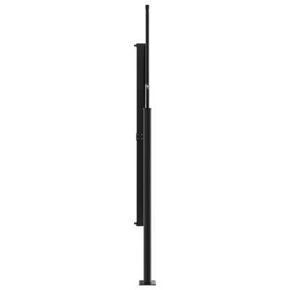 Auvent latéral anthracite 180x500 cm