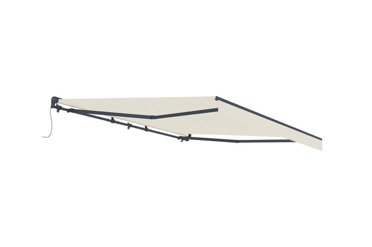 store banne motorisé 4x3 msemi-coffre - Toile premium Beige