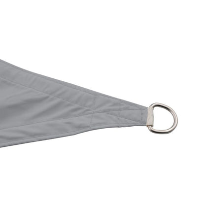 Voile d'ombrage polyester triangulaire gris L.360xl.360cm