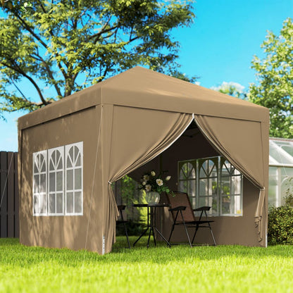 Tonnelle de Jardin 3x3m，Hauteur Réglable