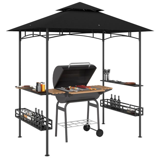 Tonnelle de barbecue métal galvanisé
