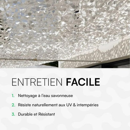 Filet de camouflage Blanc Décoratif Anti-UV