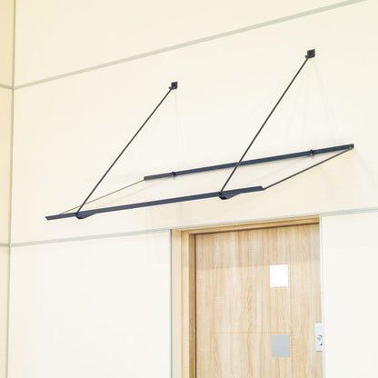 marquise polycarbonate l.120 x H.71 x P.70 cm